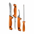 Zestaw noży rzeźniczych Eka Butcher Set 4-częściowy ze stali nierdzewnej Sandvik 12C27