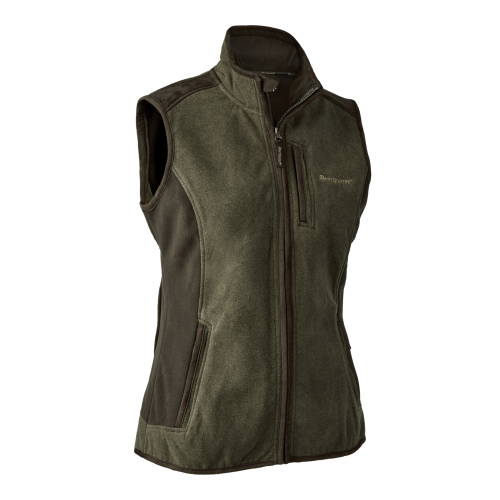 Damska kamizelka myśliwska polarowa Deerhunter Lady Pam Bonded 4709 Graphite Green