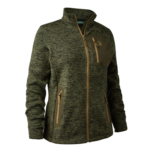 Myśliwska damska kurtka polarowa Deerhunter Lady Sarek 5984 Olive Night melange