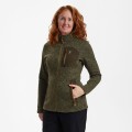 Myśliwska damska kurtka polarowa Deerhunter Lady Sarek 5984 Olive Night melange