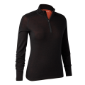 Damska bluzka termiczna myśliwska merino Deerhunter Lady Quinn 7079 Black Oak
