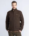 Sweter Pinewood Hurricane Full Zip 5479 Dark Brown Melange