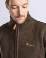 Sweter Pinewood Hurricane Full Zip 5479 Dark Brown Melange