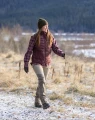 Damska myśliwska koszula flanelowa Pinewood Abisko Hiking 3225 Plum