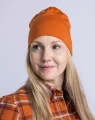 Czapka myśliwska Pinewood Merino Wool Beanie 1166 Burned Orange