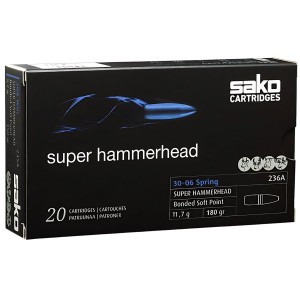 Amunicja kulowa Sako Super Hammerhead  .30-06 Sprg 11,7g 