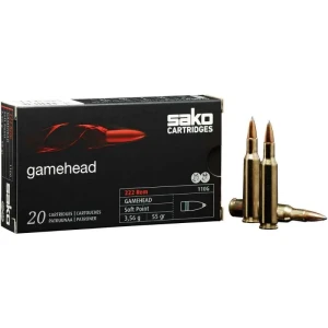 Amunicja kulowa Sako Gamehead 222 Rem 3,56g/55gr
