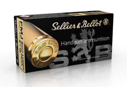Nabój Sellier&amp;Bellot 9x19 Luger/Para FMJ 8g