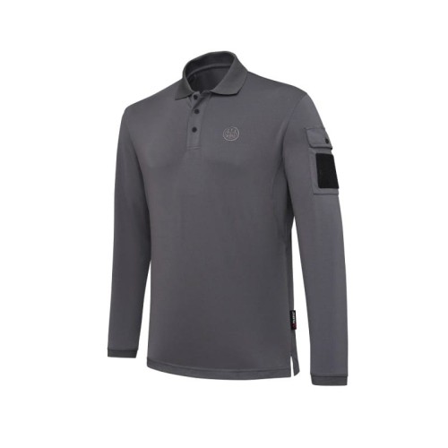 Koszulka polo Beretta Miller L/S MP025 Smoked Pearl