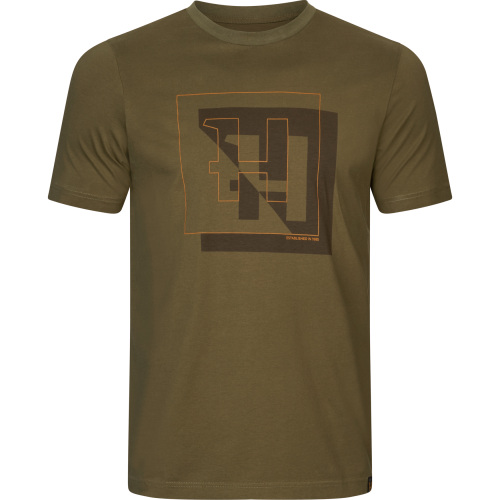 T-Shirt Harkila H-logo 10296 Dark Olive