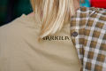 Damski t-shirt Harkila Stage Badge 10831 Sand
