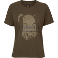 Damski t-shirt Harkila Wildboar 10833 Willow green