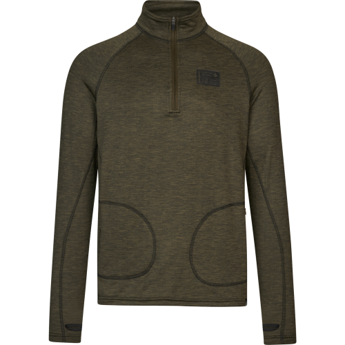 Koszulka Seeland Peak Half Zip 40412 Pine green