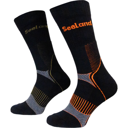 Skarpety Seeland Field Coolmax 2-pack 40432 Black/Dark Grey