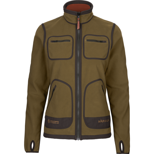Damska kurtka Harkila Kamko 10298 Dark Olive / Arabian Spice