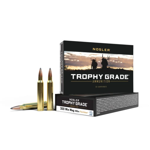 Amunicja kulowa Nosler Partition Trophy Grade .300 Win. Mag. 180gr