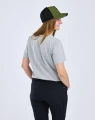Damski T-shirt Pinewood Finnveden Outdoor 3449 L.Grey Mel Forest
