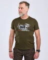 T-shirt Pinewood Moose 5466 Green