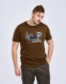 T-shirt Pinewood Moose 5466 Hunting Brown