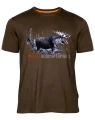 T-shirt Pinewood Moose 5466 Hunting Brown