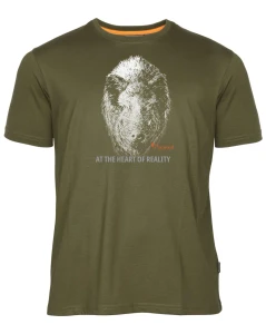 T-shirt Pinewood Wild Boar  5467 Hunting Olive