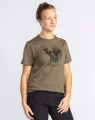 Damski T-shirt Pinewood Roe Deer 3455 Olive