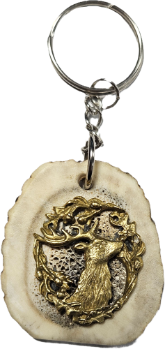 Brelok z poroża Hunting Accesory Jeleń w wieńcu B004