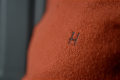 Sweter Harkila Merino V-Neck 10609 Bombay brown