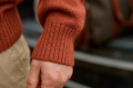 Rozpinany sweter Harkila Merino 10608 Bombay brown