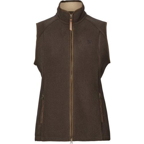 Damska kamizelka polarowa Harkila Sandhem Sherpa 10531 Demitasse brown