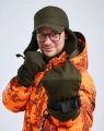 Czapka zimowa Pinewood Smaland Teddy Winter 1219 Mossgreen/Orange