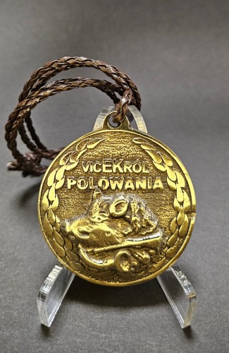 Medal Wicekról polowania Hunting Accesory Dzik