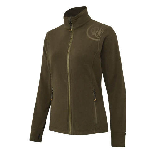 Damska bluza Beretta HP Logo Full Zip P375 Green Moose