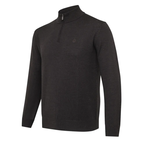 Sweter Beretta Merino Half Zip P731 Brown Bark