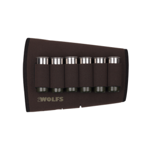 Ładownica na kolbę 2WOLFS  LYNX NEO śrut R brązowa