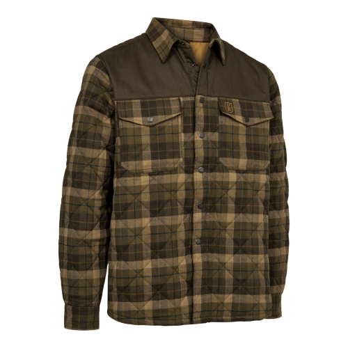 Ocieplana kurtka Deerhunter Elbert 5684 Brown Check
