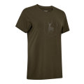 Damski T-shirt Deerhunter Bamboo 8688 Deep Green