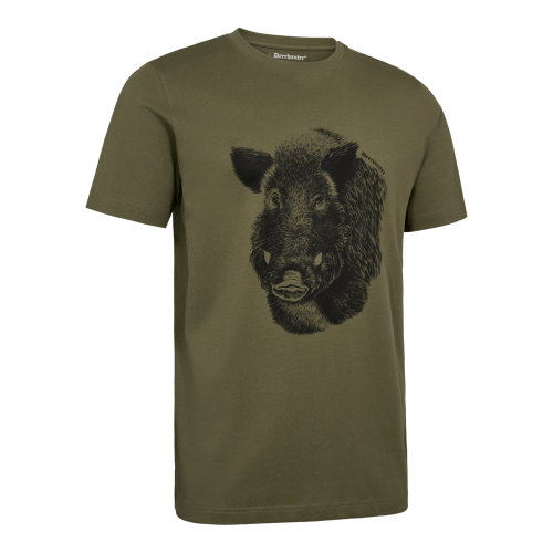 T-shirt Deerhunter Jaxon 8691 Glen Green
