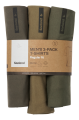3-pack T-Shirtów Seeland 40630 Pine Green/Military Olive/Grape Leaf