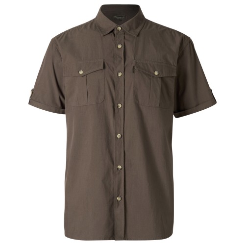 Koszula z krótkim rękawem Pinewood Safari 5130 Dark Olive