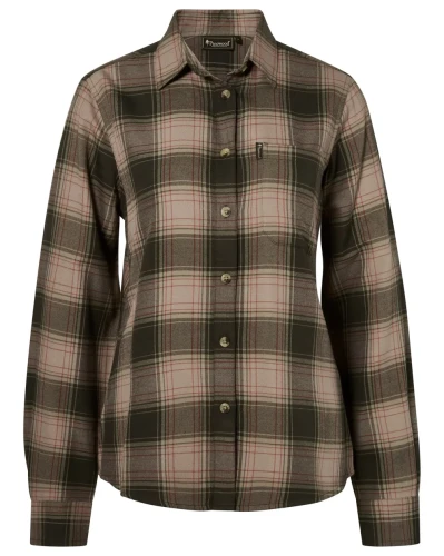 Damska koszula Pinewood Finnveden 3370 Olive/ D.Green