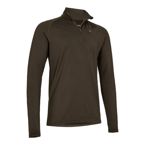 Koszulka termiczna grzewcza Deerhunter Heat Game 1/2-zip 7722 Wood