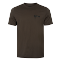 T-Shirt Härkila Logo Band 10295 Shadow brown/Tarmac