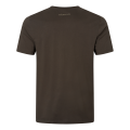 T-Shirt Härkila Logo Band 10295 Shadow brown/Tarmac