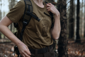 Damski t-shirt Harkila Stage Badge 10831 Beach
