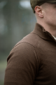 Sweter Seeland Pine Half Zip 40983 Dark Brown