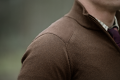 Sweter Seeland Pine Half Zip 40983 Dark Brown