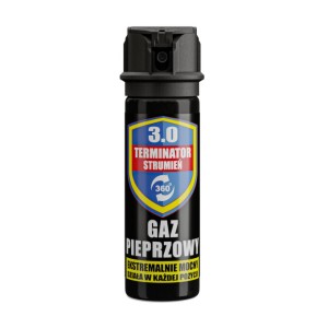 Gaz pieprzowy Treminator 3.0 360st. strumień 50ml
