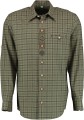 Koszula OS Trachten 420000 Olive Emblematy Regular Fit