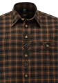 Koszula OS Trachten 420000 Olive Emblematy Regular Fit